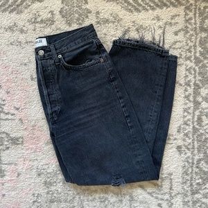 Agolde 90s Crop Jeans in Shutter